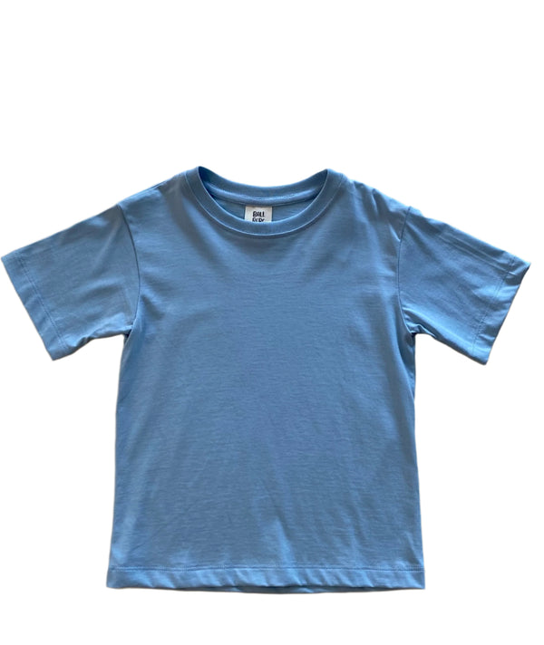 Cotton T-Shirt in Sky Blue